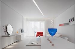 欧神诺瓷砖 |150m² 现代简约风，纯白空间自带艺术感!